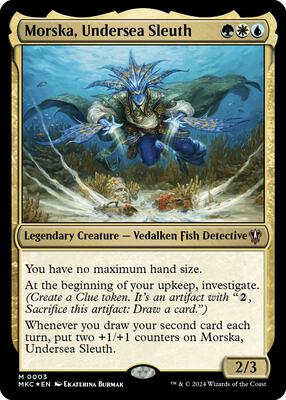 Morska, Undersea Sleuth card from Commander: Murders at Karlov Manor