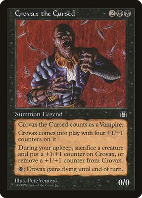 Crovax the Cursed card from Stronghold