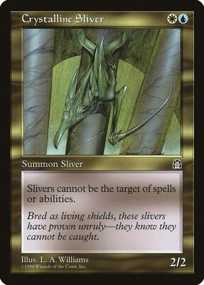 Crystalline Sliver card from Stronghold