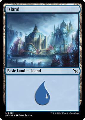 Island (0279) card from Murders at Karlov Manor