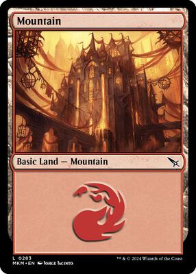 Mountain (0283) card from Murders at Karlov Manor