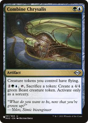 Combine Chrysalis card from The List Reprints