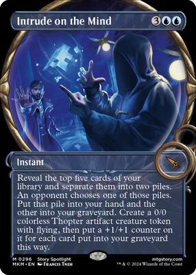 Intrude on the Mind (Showcase) card from Murders at Karlov Manor