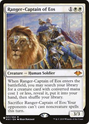 Ranger-Captain of Eos card from The List Reprints