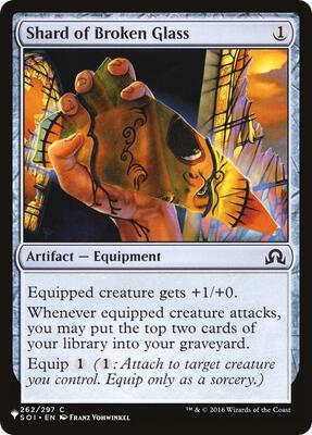 Shard of Broken Glass card from The List Reprints