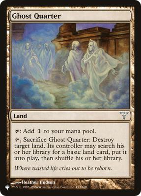 Ghost Quarter (DIS) card from The List Reprints