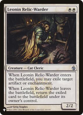 Leonin Relic-Warder (MBS) card from The List Reprints