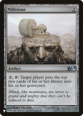 Millstone (M14) card from The List Reprints
