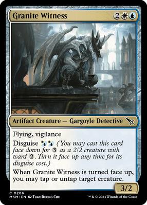 Granite Witness card from Murders at Karlov Manor