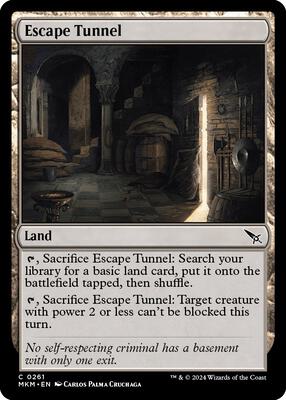 Escape Tunnel card from Murders at Karlov Manor