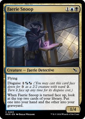 Faerie Snoop card from Murders at Karlov Manor