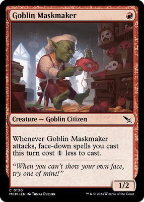 Goblin Maskmaker card from Murders at Karlov Manor