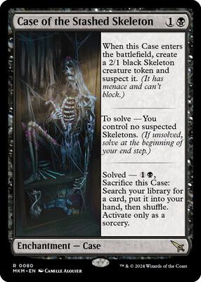 Case of the Stashed Skeleton card from Murders at Karlov Manor