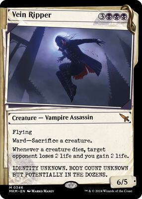 Vein Ripper (Showcase) card from Murders at Karlov Manor