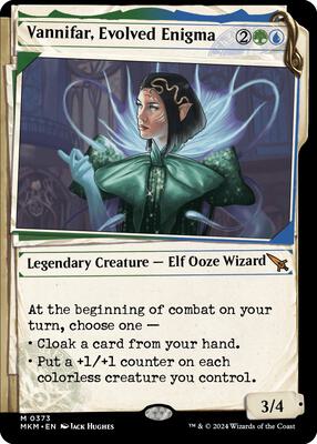 Vannifar, Evolved Enigma (Showcase) (0373) card from Murders at Karlov Manor