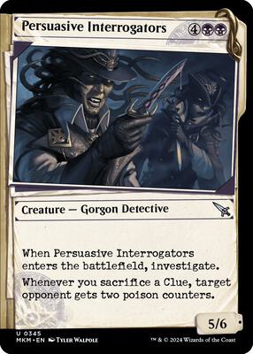 Persuasive Interrogators (Showcase) card from Murders at Karlov Manor