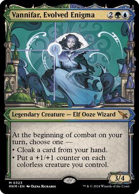 Vannifar, Evolved Enigma (Showcase) (0323) card from Murders at Karlov Manor
