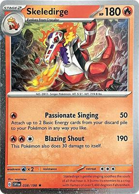 Skeledirge - 038/198 (Cosmos Holo) card from Miscellaneous Cards & Products