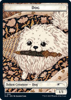 Dog // Cat Double-Sided Token card from Secret Lair Drop Series