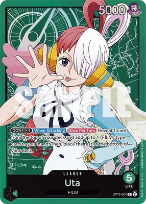Uta (001) card from Starter Deck 11: Uta