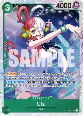 Uta (002) card from Starter Deck 11: Uta