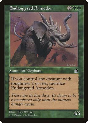 Endangered Armodon card from Stronghold