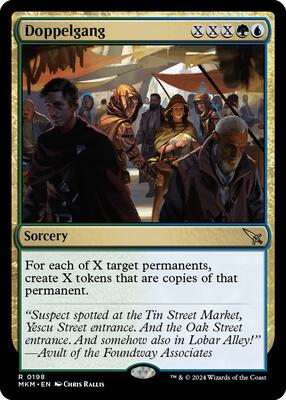 Doppelgang card from Murders at Karlov Manor