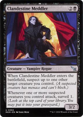Clandestine Meddler (a) card from Murders at Karlov Manor