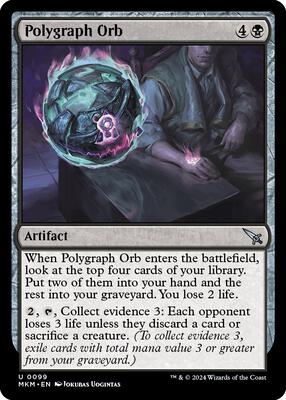 Polygraph Orb card from Murders at Karlov Manor