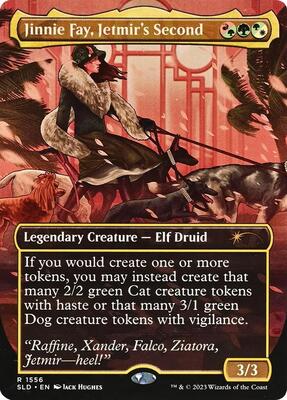 Jinnie Fay, Jetmir's Second (Display Commander) - Thick Stock card from Secret Lair Drop Series