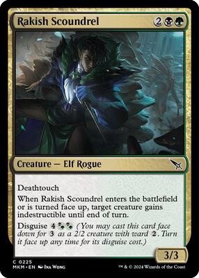 Rakish Scoundrel card from Murders at Karlov Manor