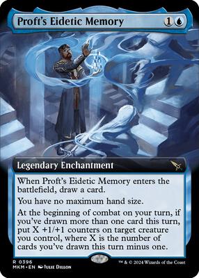 Proft's Eidetic Memory (Extended Art) card from Murders at Karlov Manor