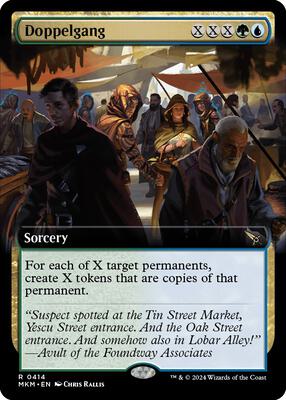 Doppelgang (Extended Art) card from Murders at Karlov Manor