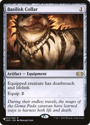 Basilisk Collar (2XM) card from The List Reprints