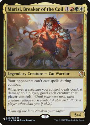 Marisi, Breaker of the Coil card from The List Reprints