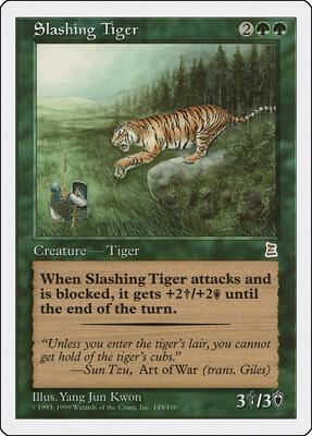 Slashing Tiger card from Portal Three Kingdoms