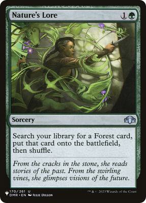 Nature's Lore (DMR) card from The List Reprints