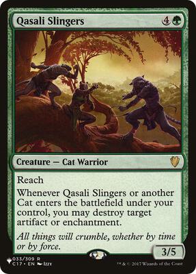 Qasali Slingers card from The List Reprints