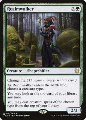 Realmwalker card from The List Reprints