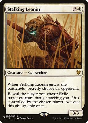 Stalking Leonin card from The List Reprints