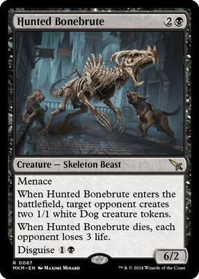 Hunted Bonebrute card from Murders at Karlov Manor
