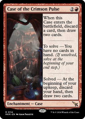 Case of the Crimson Pulse card from Murders at Karlov Manor