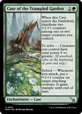Case of the Trampled Garden card from Murders at Karlov Manor