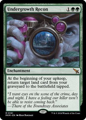 Undergrowth Recon card from Murders at Karlov Manor