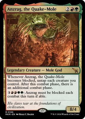Anzrag, the Quake-Mole card from Murders at Karlov Manor