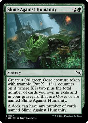 Slime Against Humanity card from Murders at Karlov Manor