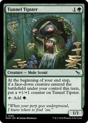 Tunnel Tipster card from Murders at Karlov Manor