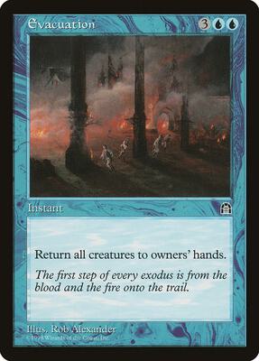 Evacuation card from Stronghold