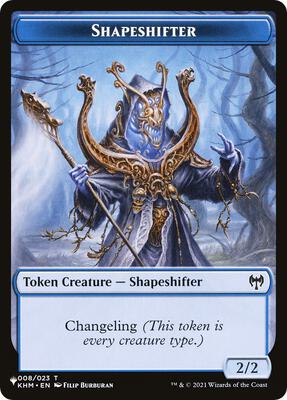 Shapeshifter // Rat Double-Sided Token card from The List Reprints