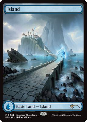 Island (Piotr Dura) card from Standard Showdown Promos